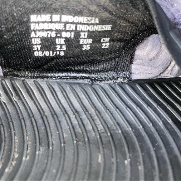 Nike Sunray Adjust 5 GS PS Black AJ9076-001Size 3Y - Picture 3 of 3